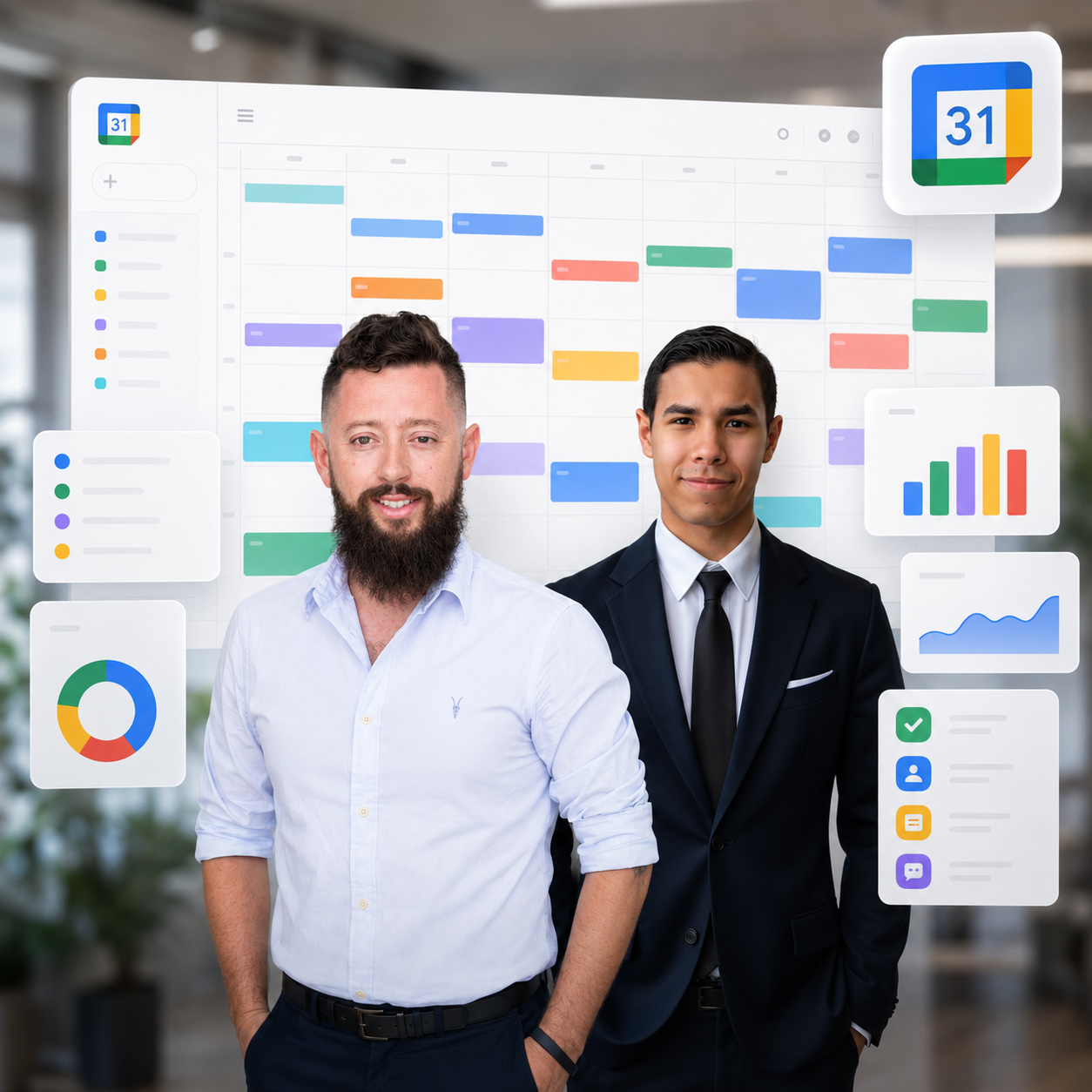 Samuel Oropeza y Wilmar Sosa, facilitadores del taller Agenda que Produce